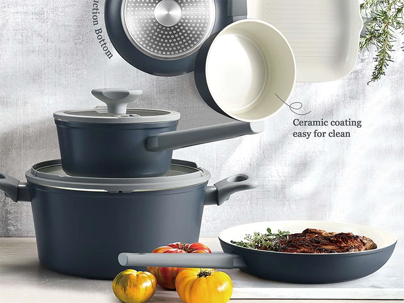 Ano ang mga pakinabang ng aluminum non-stick pans?