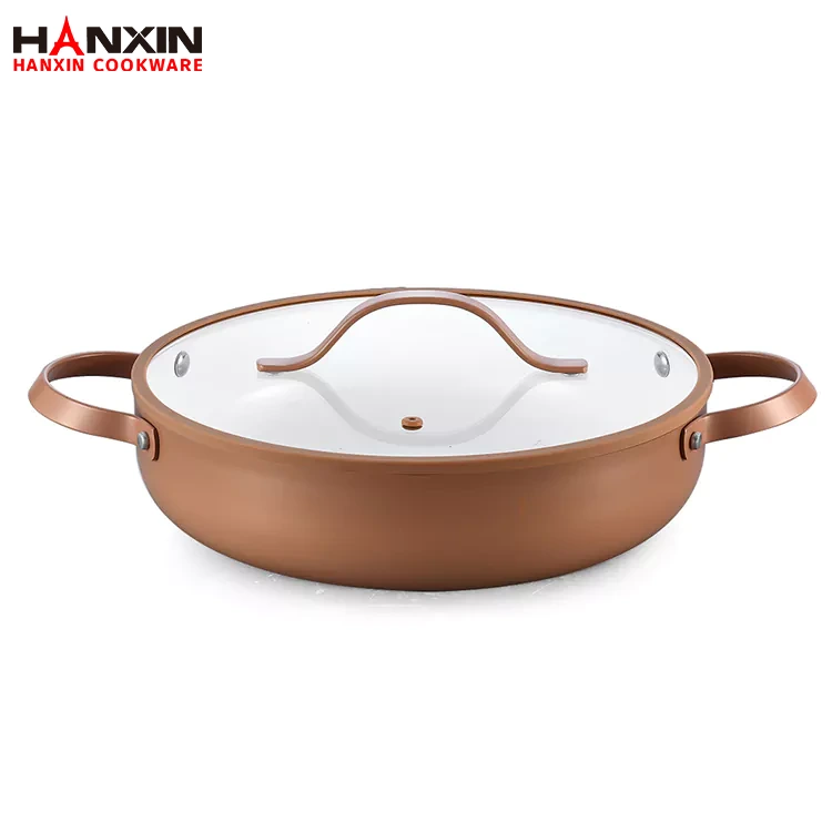 Aluminum Ceramic CD Ibaba Deep Fry Pan Aluminum Ceramic CD Ibaba Deep Fry Pan