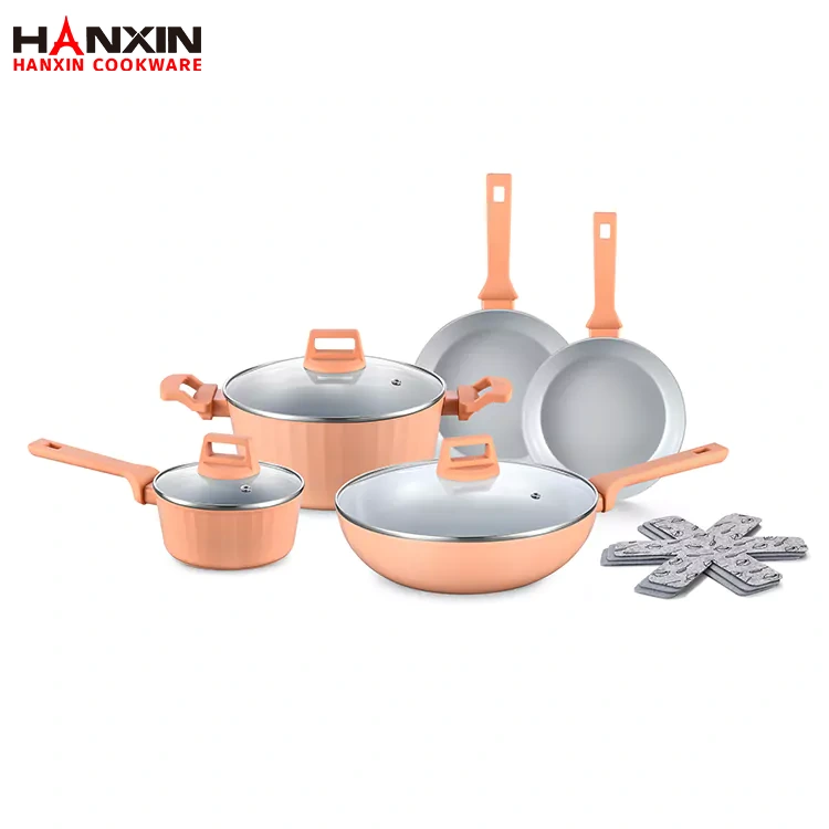 Aluminum Ceramic Induction Bottom Kitchenware Set