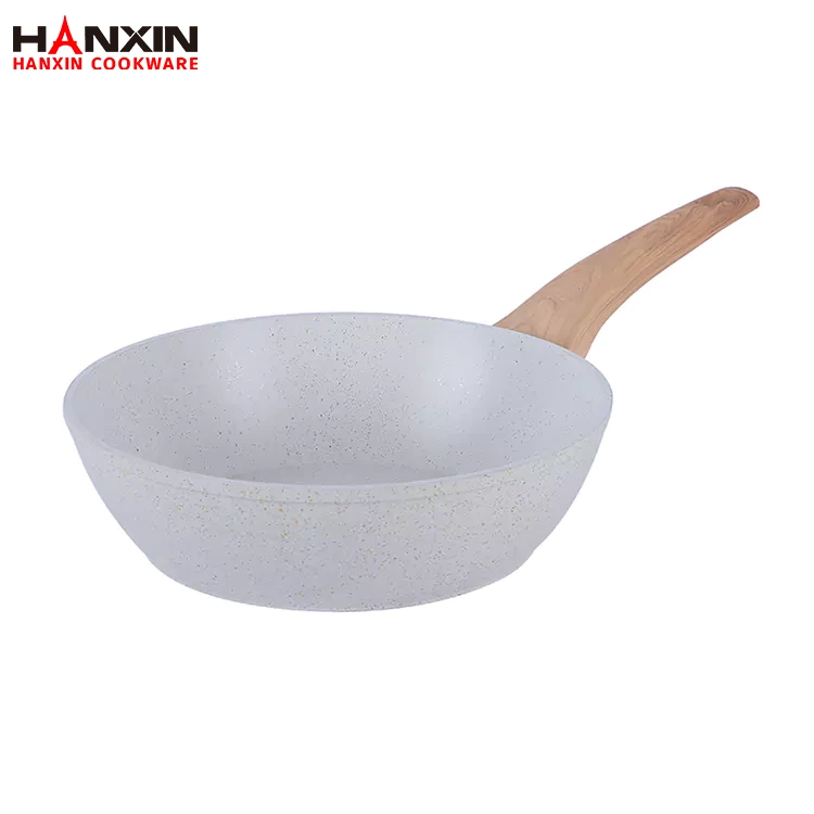 Aluminum Ceramic Marble Coating Deep Fry Pan Aluminum Ceramic Marble Coating Deep Fry Pan