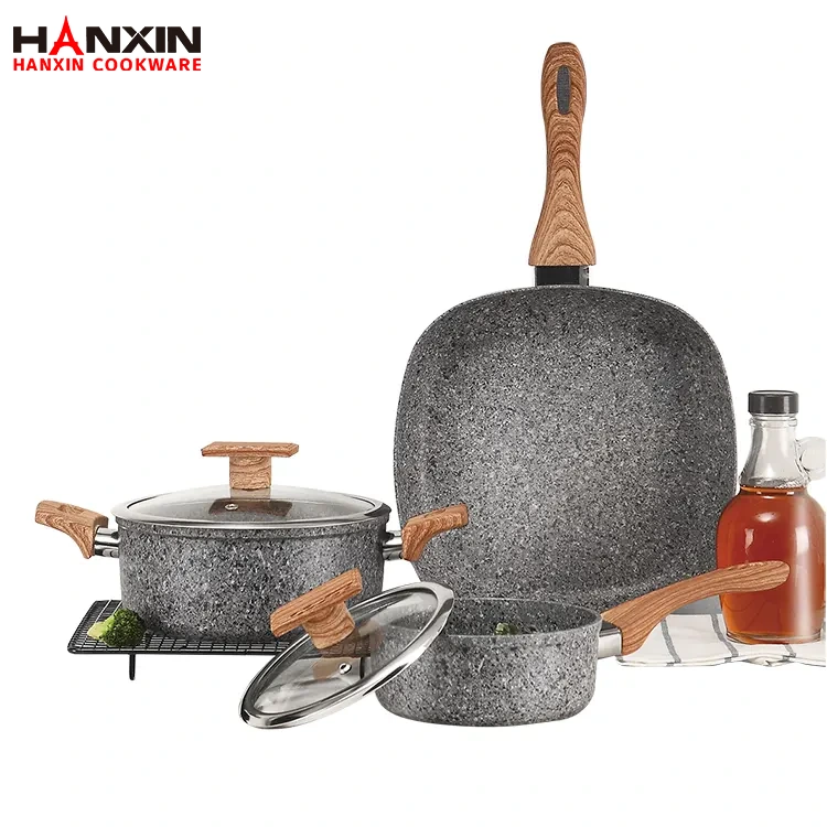Aluminum Non-Stick Granite Coating Cookware Set Aluminum Non-Stick Granite Coating Cookware Set